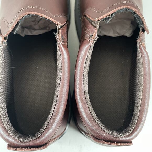 Work America Responder II Mens 10 D Brown Slip On Work Loafer Boot Oil Resistant - Picture 8 of 9